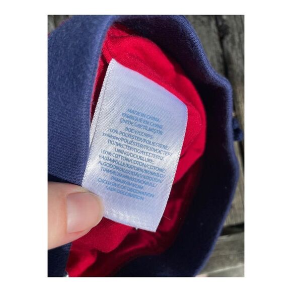 Ralph Lauren Infant Track Pants Red Navy White Sz 6M - Picture 2 of 5